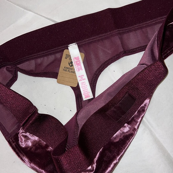 UNISEX Victoria’s Secret Velvet THONG Underwear XL - Picture 13 of 13